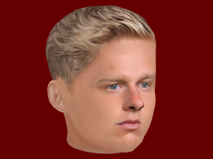 Oleksandr Zinchenko Head - Low poly head for game Model 3D