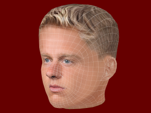 Oleksandr Zinchenko Head - Low poly head for game Model 3D