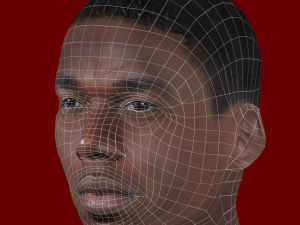 Paul Pogba Head - Low poly head for game 3D Модель
