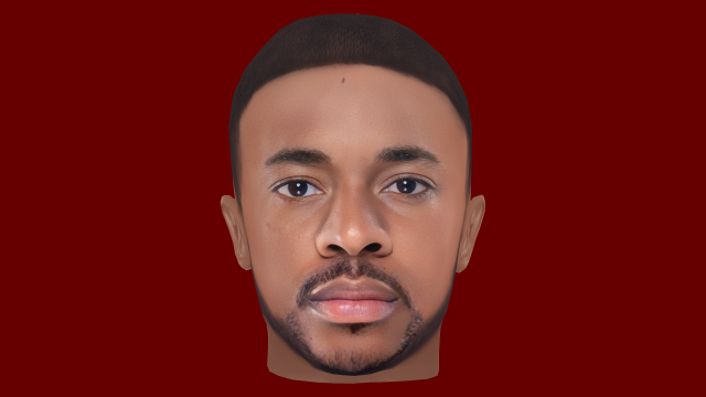 Raheem Sterling Head - Low poly head for game Model 3D .c4d .max .obj .3ds .fbx .stl .blend