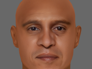 Roberto Carlos Head - Low poly head for game Modelo 3D