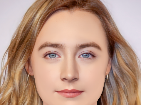 Saoirse Ronan Head - No Hair - Low poly head for game 3Dモデル