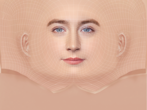 Saoirse Ronan Head - No Hair - Low poly head for game Model 3D