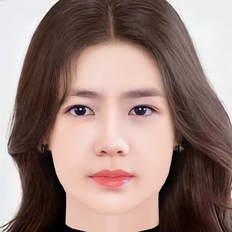 Son Ye-Jin Head - No Hair - Low poly head for game Modelo 3D .c4d .max .obj .3ds .fbx .stl .blend