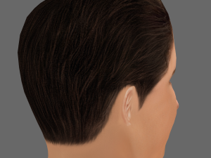 Aymeric Laporte Head - Low poly head for game Modèle 3D