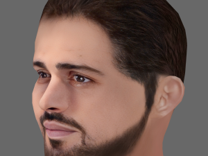Bernardo Silva Head - Low poly head for game 3D Модель