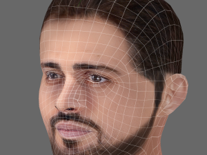 Bernardo Silva Head - Low poly head for game 3D Модель