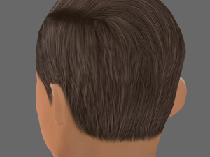 George Clooney Head - Low poly head for game 3D Модель
