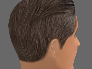 George Clooney Head - Low poly head for game 3D Модель