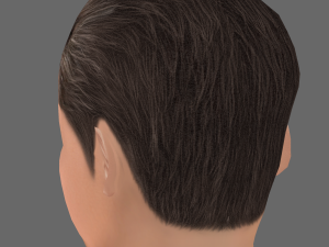 Hugh Jackman Head - Low poly head for game 3D 모델