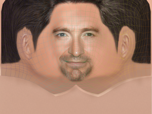 Hugh Jackman Head - Low poly head for game 3D 모델