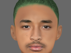 Jaden Smith Head - Low poly head for game Modelo 3D
