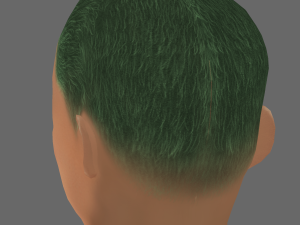 Jaden Smith Head - Low poly head for game Model 3D
