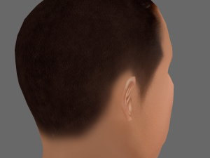 John Cena Head - Low poly head for game 3D Model
