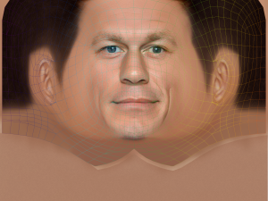 John Cena Head - Low poly head for game 3D Model