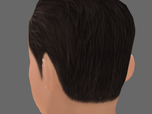 Johnny Depp Head - Low poly head for game 3D मॉडल
