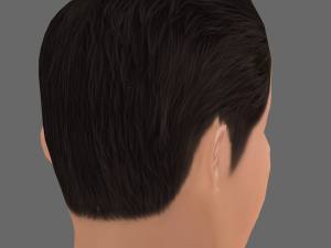 Johnny Depp Head - Low poly head for game 3D मॉडल