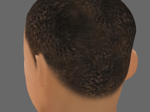 Kylian Mbappe Head - Low poly head for game 3D 模型