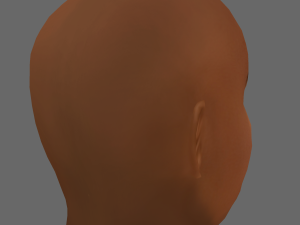 Dave Chappelle Head - Low poly head for game 3D Model