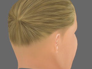 Erling Haaland Head - Low poly head for game 3D 模型