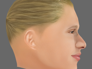 Erling Haaland Head - Low poly head for game 3D 模型