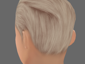 Justin Bieber Head - Low poly head for game 3D Model