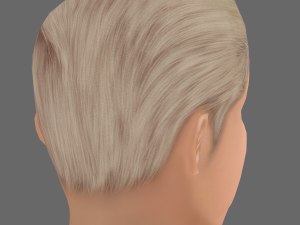 Justin Bieber Head - Low poly head for game 3D Model