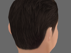 Robert Downey Jr Head - Low poly head for game Model 3D
