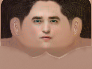 Robert Pattinson Head - Low poly head for game 3D Model