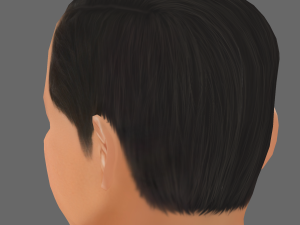 Rowan Atkinson Head - Low poly head for game 3Dモデル