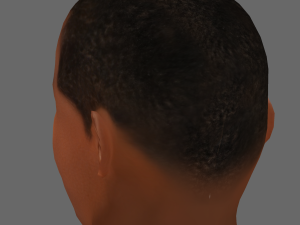 Eddie Murphy Head - Low poly head for game 3D Model