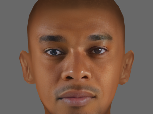 Fernandinho Head - Low poly head for game 3D Model