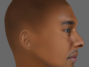 Fernandinho Head - Low poly head for game 3D Модель