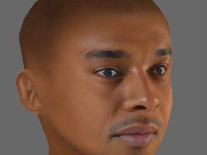 Fernandinho Head - Low poly head for game 3D Модель