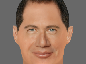 Garry Shandling Head - Low poly head for game 3Dモデル