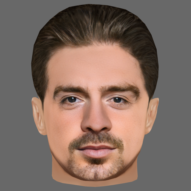 Jack Grealish Head - Low poly head for game Modelo 3D .c4d .max .obj .3ds .fbx .stl .blend 