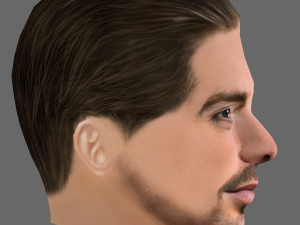 Jack Grealish Head - Low poly head for game Modelo 3D