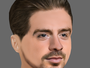 Jack Grealish Head - Low poly head for game Modelo 3D