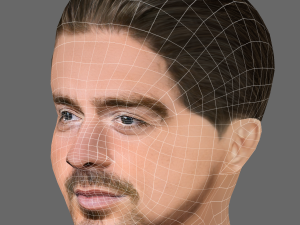 Jack Grealish Head - Low poly head for game Modelo 3D