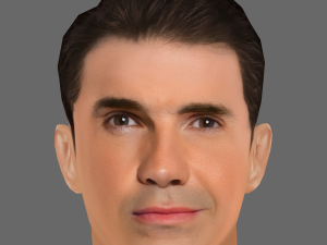 Jimmy Carr Head - Low poly head for game 3Dモデル