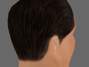Jimmy Carr Head - Low poly head for game Modello 3D