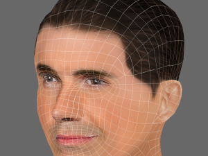 Jimmy Carr Head - Low poly head for game Modello 3D