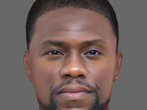 Kevin Hart Head - Low poly head for game 3D Model