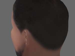 Kevin Hart Head - Low poly head for game 3D-Modell