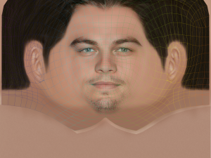 Leonardo DiCaprio Head - Low poly head for game 3Dモデル