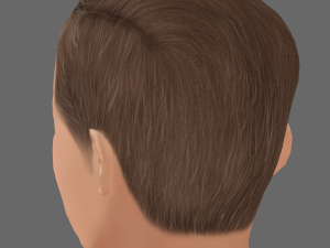 Lucas Hedges Head - Low poly head for game Modello 3D