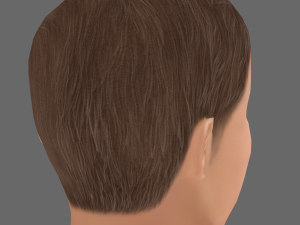 Lucas Hedges Head - Low poly head for game Modello 3D