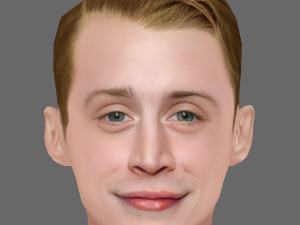 Macaulay Culkin Head - Low poly head for game 3D 模型