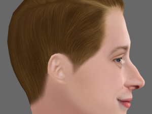 Macaulay Culkin Head - Low poly head for game 3D Model