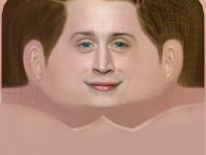 Macaulay Culkin Head - Low poly head for game 3D Model